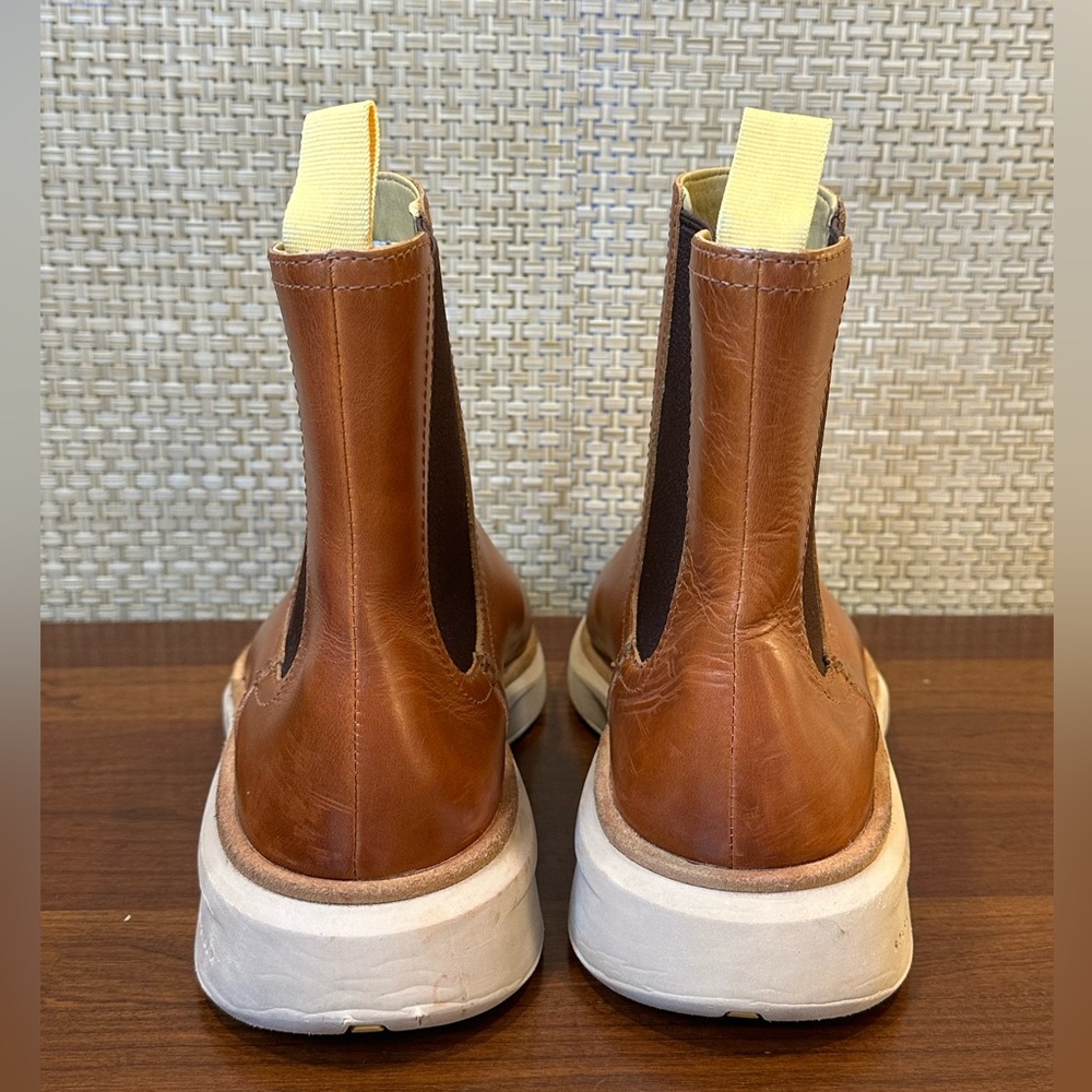 🌟3xHP🌟Sperry Gold Cup Commodore Plushwave  Cognac Tan Leather Chelsea Boot 11 - Picture 12 of 16